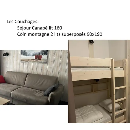 Lejlighed Cosy Avec Piscine Et Animaux Acceptes A Gourette, 4 Pers - Fr-1-860-47